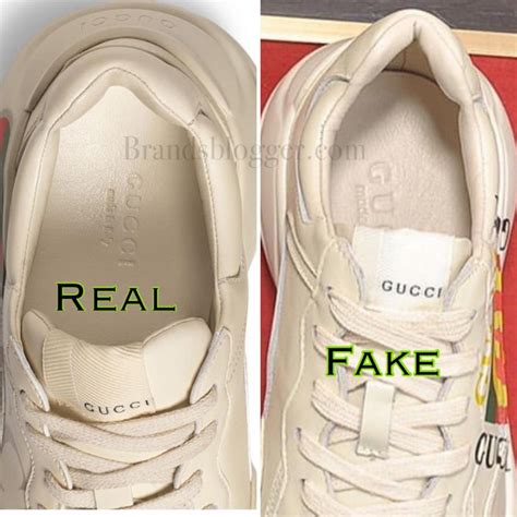 gucci rhyton how to tell if it fake